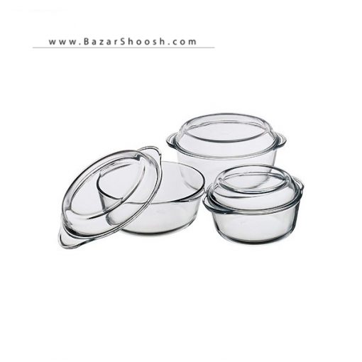 Pasabahce 3 Pieces Round Food Cooking 159021