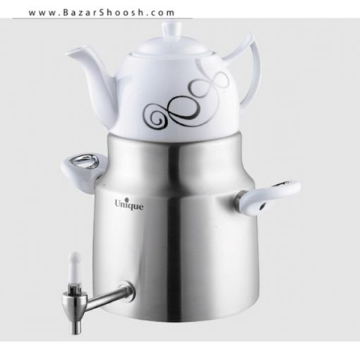 7519-Unique-Enamel-kettle-And-Porcelain-Pot-Set