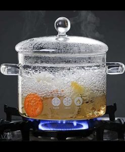 قابلمه پیرکس چین دسته ساده در چهار سایز