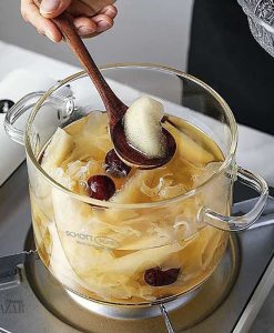 قابلمه پیرکس چین دسته ساده در چهار سایز