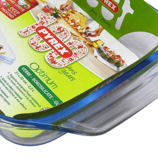 تابه مستطیل پیرکس مدل optimum - Image 2