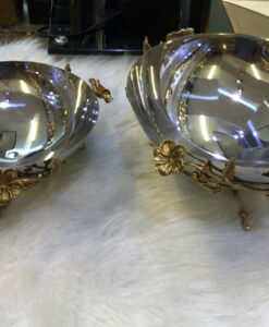 میوه خوری استیل دکوری مدل گل ارکیده