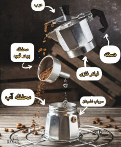 قهوه جوش اسپرسوساز دستی بازار شوش تهران