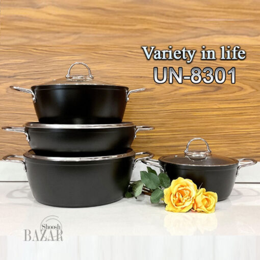 سرویس-8-پارچه-بدنه-مشکی-درب-منحنی-سیلور-یونیک-کد-8301 بازار شوش تهران