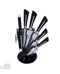 ست-چاقو-آشپزخانه-9-پارچه-مشکی-ام-جی-اس-مدل-KS9023B