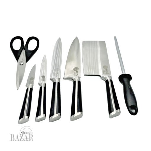 سرویس-چاقو-آشپزخانه-9-پارچه-ام-جی-اس-مدل-5011