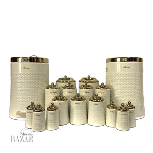 سرویس-آشپزخانه-17-پارچه-گلکسی-کرم-طلایی-یونیک-4623