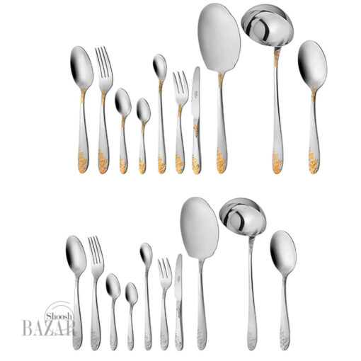 سرویس قاشق و چنگال ۹۸ پارچه ناب استیل مدل امپریال - Image 9