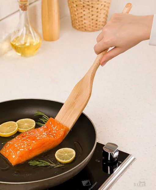 کفگیر ملاقه چوبی لیمون بازارشوش تهران