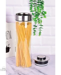 بانکه شیشه ای در استیل یونیک کد 1700