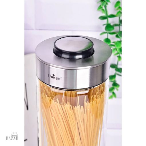 بانکه شیشه ای در استیل یونیک کد 1700
