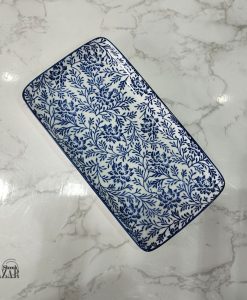 ظروف سرامیک دنی هوم برگ آبی و گل آبی بازار شوش تهران