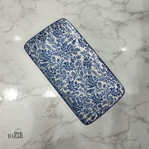 ظروف سرامیک دنی هوم برگ آبی و گل آبی بازار شوش تهران
