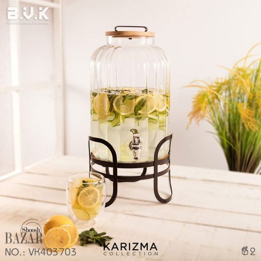 کلمن شیشه ای طرح کاریزما بی وی کی کد403703 از فروشگاه اینترنتی بازار شوش تهران