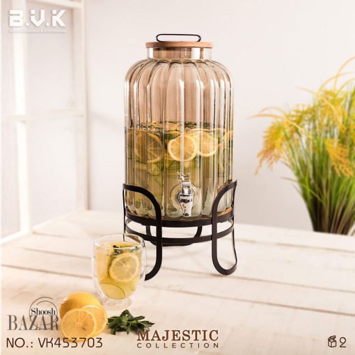کلمن شیشه ای شامپاینی طرح مجستیک بی وی کی کد 453703 از فروشگاه اینترنتی بازار شوش تهران