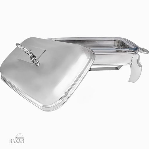 سوفله خوری مستطیل متوسط پافیلی طلایی ام جی اس کد 3102G از بازار شوش تهران