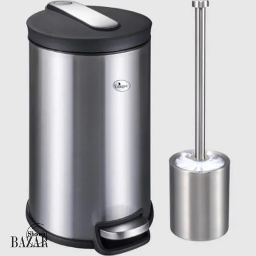 سطل زباله 12 لیتر استیل یونیک کد 4320 از فروشگاه اینترنتی بازار شوش تهران