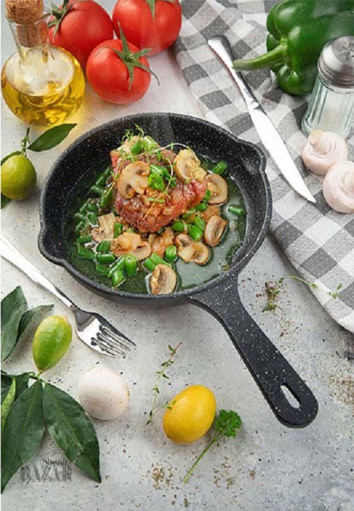 تابه چدنی دسته دار مدل اونیکا نالینو - Image 4