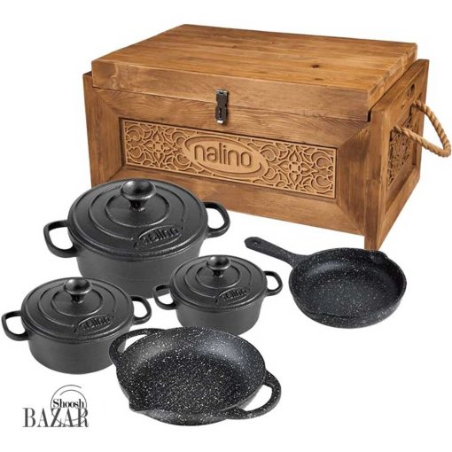 سرویس قابلمه چدن 8 پارچه مدل فیکو نالینو کد 0167 از فروشگاه از فروشگاه اینترنتی بازار شوش تهران