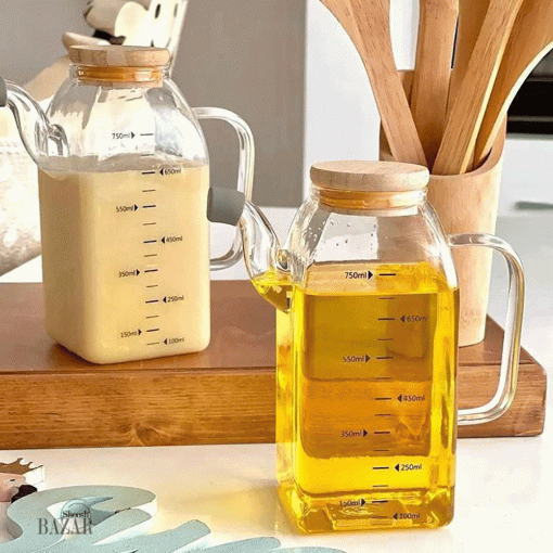 روغن ریز پیرکس مربع در چوبی 750 سی سی بازار شوش تهران