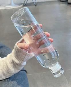 بطری آب پیرکس و شیشه ای درجه دار نوشیدنی طرح ایکیا بازار شوش تهران