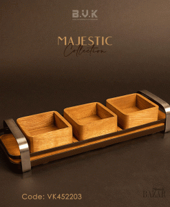 اردو خوری سه خانه چوبی بی وی کی کد 452203 مدل مجستیک