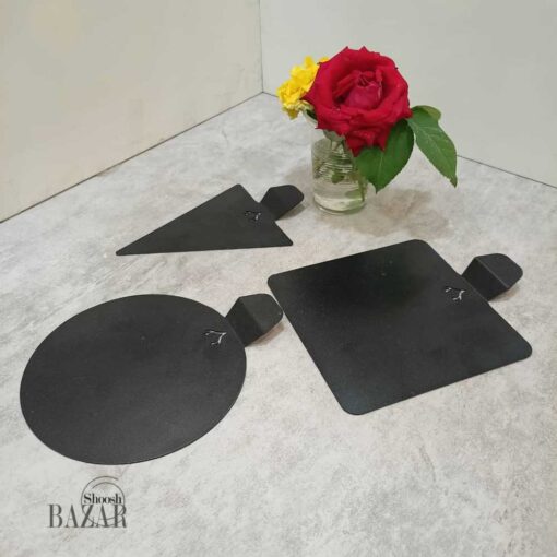 سینی سرو فلزی سه طرح کافه ای از فروشگاه اینترنتی بازار شوش