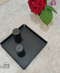 نمک پاش جفتی فلزی کافه ای از فروشگاه اینترنتی بازار شوش