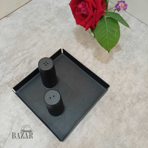 نمک پاش جفتی فلزی کافه ای از فروشگاه اینترنتی بازار شوش