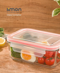 ظرف شیشه ای مستطیل 850 سی سی لیمون کد 1802 بازار شوش تهران