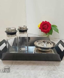 سینی دسته دار لبه باز فلزی از فروشگاه اینترنتی بازار شوش