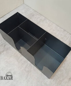 نظم دهنده 4 خانه فلزی مشکی کافه ای از فروشگاه اینترنتی بازار شوش
