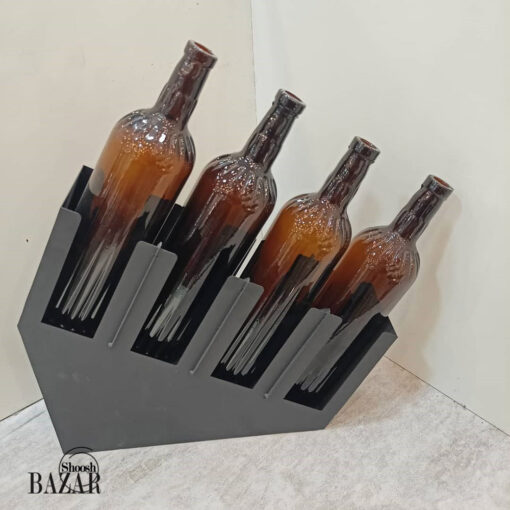 استند بطری و لیوان 4 خانه فلزی کافه ای از فروشگاه اینترنتی بازار شوش