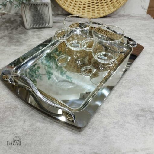 سینی دسته دار ضد زنگ