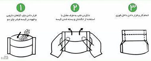 صافی یکبار مصرف چای و دمنوش برند چای ایچ در فروشگاه اینترنتی بازار شوش
