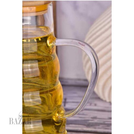 روغن ریز پیرکس مخروطی حلقه ای درب چوبی 600 سی سی یونیک 2011
