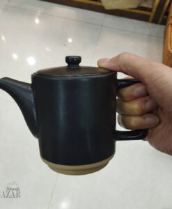 ست قوری و فنجان مشکی 2 رنگ سرامیک در فروشگاه اینترنتی بازار شوش